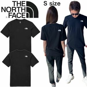 ザ ノースフェイス 半袖 Tシャツ NT7U ブラック Sサイズ コットン素材 クルーネック シンプルロゴ THE NORTH FACE COTTON S/S TEE 新品