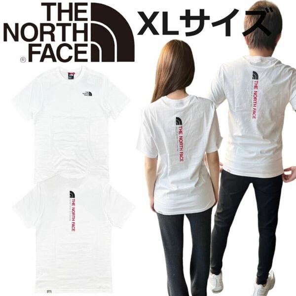 ザ ノースフェイス 半袖 Tシャツ NF0A89NE バーチカル NSE2 バックロゴ ホワイト XLサイズ THE NORTH FACE VERTICAL NSE 2 TEE 新品