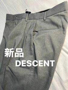 新品　68％オフ! DESCENTE デサント　ツータック ビジネスカジュアル　税込定価12,100円 ウォッシャブル