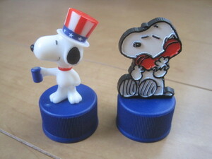 Две крышка для бутылки Pepsi "Snoopy" и Pepsinovelty Bell Set