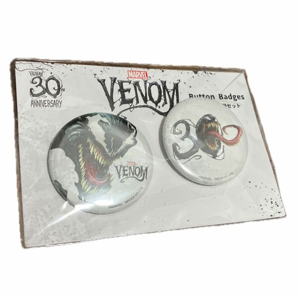 MARVEL VENOM 30th缶バッジ