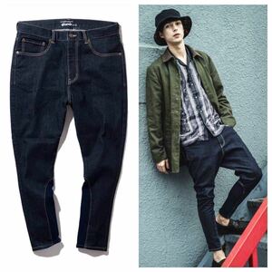  beautiful goods |L size | gram glamb| gran ji series poly- - Denim | indigo | poly- - pants | jodhpur z Silhouette jeans | Rider's |④