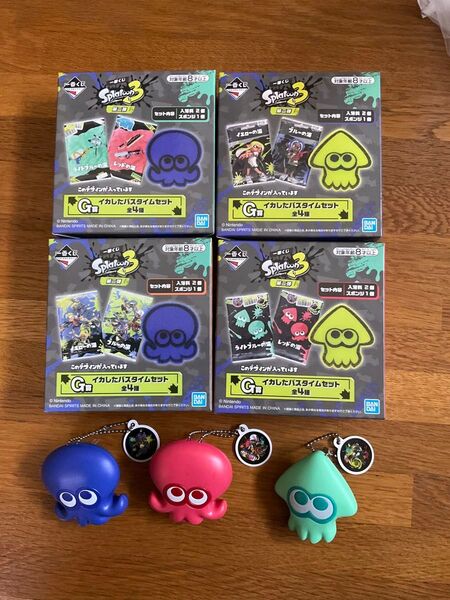 【スプラトゥーン3】一番くじ 第二弾 G賞 イカしたバスタイムセット 4個セット