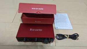 FOCUSRITE Scarlett 2i2 (gen. 3) オーディオインターフェイス 国内正規品 美品 送料無料