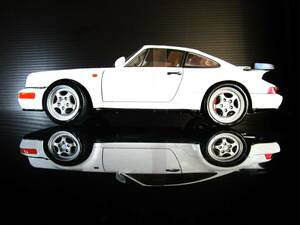 ☆希少☆極上品☆WELLY 1/18 PORSCHE 964 Turbo / ウェリー ポルシェ 911（964 ）ターボ　ホワイト☆未開封品☆