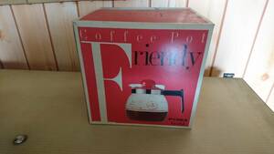 PYREX FRIENDY Pyrex coffee pot Friendee 980cc heat-resisting glass teapot rock castle glass 