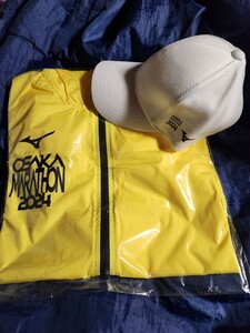  Osaka marathon 2024. Mizuno jumper jacket . cap not for sale marathon Osaka 