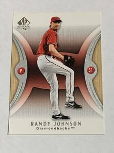 RANDY JOHNSON 2007 UD UPPER DECK SP AUTHENTIC #5 YANKEES DIAMONDBACKS 即決