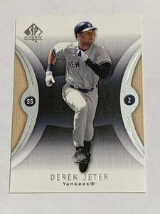 DEREK JETER 2007 UD UPPER DECK SP AUTHENTIC #81 YANKEES 即決