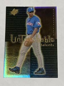 ALEX RODRIGUEZ 2001 UD UPPER DECK SPX UNTOUCHABLE TALENTS INSERT YANKEES RANGERS 即決