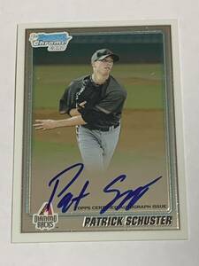 PATRICK SCHUSTER 2010 BOWMAN CHROME RC AUTO