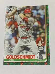 PAUL GOLDSCHMIDT 2019 TOPPS HOLIDAY MEGA BOX #HW83 CARDINALS 即決