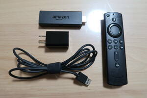 【動作確認済み】Amazon／Fire TV Stick(第2世代) - Alexa対応音声認識リモコン付属 LY73PR ストリーミングメディアプレイヤー フルHD