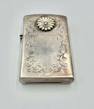 【極希少】菊の御紋 アンティーク ZIPPO ジッポ オイルライター シガレットケース 喫煙グッズ SV950_画像5