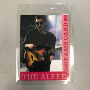 THEALFEE DREAMS CARD 150番　桜井堅　トレンディングカード　アルフィー　高見沢俊彦　坂崎幸之助　桜井賢　ドリームスカード　