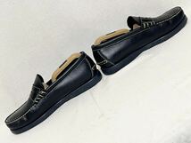 【美品】Paraboot CORAXU パラブーツ コロー コインローファー 0719 ブラック クロ UK6 1/2_画像5