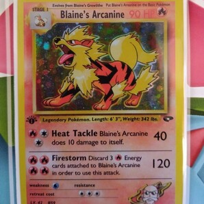 ポケモンカード 英語版 Charizard Pikachu Gengar Rayquaza pokmon trading card 1st リザードン ピカチュウ 旧裏 海外 Base 1ED editionの画像9