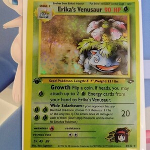 ポケモンカード 英語版 Charizard Pikachu Gengar Rayquaza pokmon trading card 1st リザードン ピカチュウ 旧裏 海外 Base 1ED editionの画像5