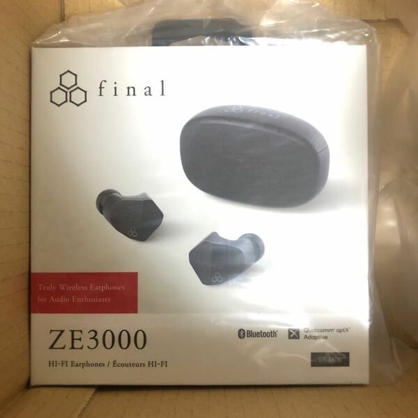 【新品・未開封品】final ZE3000 完全ワイヤレスイヤホン ブラック