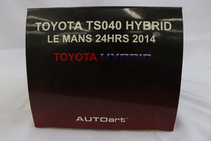 TOYOTA AUTOart HGYBRID TS040 2014 1/18 #7 080BRABG53