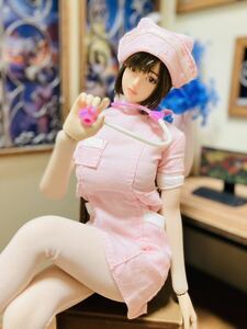  nurse manner costume set 1/6 size TBLeaguefa Ise nsi-m less fi gear Obi tsuazon Jenny Barbie doll clothes licca Takara 