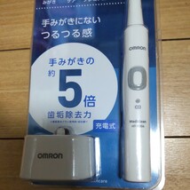 新品 オムロン 音波式 電動歯ブラシ OMRON_画像2