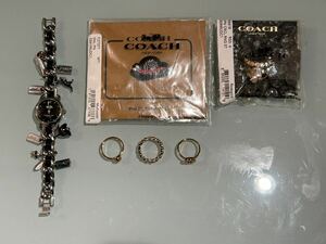 原2【1円スタート】COACH コーチ アクセサリー 腕時計 レディース リング 指輪 ブローチ まとめ 未使用あり