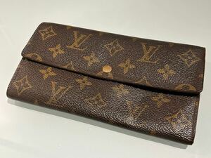 原2 LOUIS VUITTON ルイヴィトン ポルトモネクレディ モノグラム 長財布 二つ折り M61725 SD0040