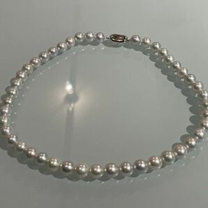 原2【1円スタート】アコヤ真珠 SILVER ネックレス Pt900 ピアス 鑑別書付 鈴乃屋 SUZUNOYA JEWELRY 保証書付8.5-9mm パール アクセサリーの画像2