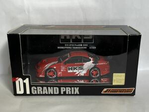 希少 ホットワークス レーシング HKS S15 1/64 D1 GP GT30 pros仕様2002 NISSAN 日産 シルビア ドリフト ミニカー 谷口