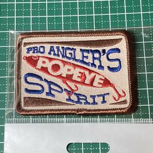 新品 ポパイ ワッペン 釣り POPEYE WAPPEN パッチ フィッシング 刺繍 刺繍ワッペン オールドの画像3