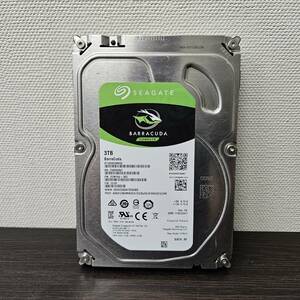 送料590円～ ジャンク扱い フォーマット済み SEAGATE BARRACUDA COMPUTE 3TB HDD 3.5インチ S/N:Z50580NZ