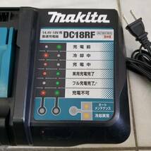 送料600円～ ジャンク 通電のみ確認済み マキタ 急速充電器 DC18RF SN.1102518_画像3