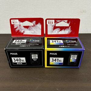 送料600円～ 未使用・未開封 Canon キャノン 純正インク BC-340XL ブラック BC-341XL カラー 大容量タイプ