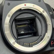 送料800円～ 通電のみ確認済み Canon キャノン EOS Kiss X2 デジタル一眼レフカメラ 75-300mm 1:4-5.6 Ⅲ 製造番号0410107662_画像7