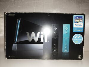 [ б/у товар ] Wii твердый Wii корпус Wii спорт resort включеный в покупку ( черный )