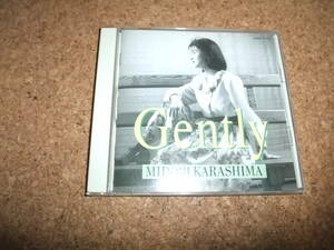 [CD] 1989年盤 旧規格 00FD-7113 辛島美登里 Gently 盤面にキズ少ない ホッチキスにサビ