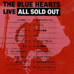 [CD] 2010年デジタルリマスター THE BLUE HEARTS LIVE ALL SOLD OUT ザ・ブルーハーツの画像3