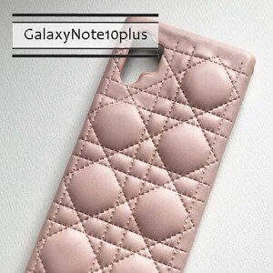 GalaxyNote10Plus キルティング　ピンク　ギャラクシーケース　ノート　プラス　galaxynote10plusケース　新品　送料込み