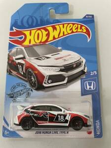 HOTWHEELS ホットウィール 2018 HONDA CIVIC TYPE R ホンダ シビック タイプR