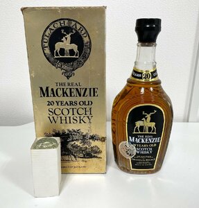 【L10818】　THE REAL MACKENZIE　マッケンジー　20年　スコッチ　ウイスキー　750ml　43%　古酒　替え栓・箱付　未開封　経年保管品