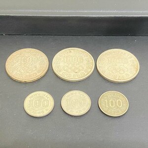 【A10894】古銭 銀貨 おまとめ 1000円銀貨3枚 100円銀貨 オリンピック2枚 稲穂1枚 合計6枚 3300円分 中古品 経年保管品