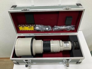 【J75179】Canon LENS FD 500mm 1:4.5 L キャノン カメラレンズ＋EH-123 レンズフード ハードケース付 動作未確認 美品中古品