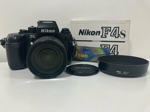 【C22644】Nikon　ニコン　F4　＋　AF　NIKKOR　24ー120㎜　1：3.5‐5.6D　＋　レンズフード　HB-11　動作未確認　【中古品】