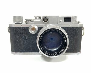 【L91230】　CANON　キャノン　フィルムカメラ　50mm　f:1.8　IV Sb(4Sb)型　動作未確認　経年保管品　ジャンク品