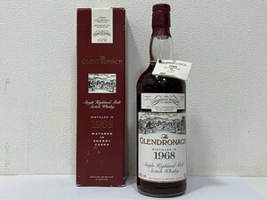 【H12973】 GLENDRONACH グレンドロナック 25年 1968-1993 ANA限定ラベル Botlle №470/479 希少品 750ml 43% 未開栓