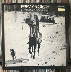 Jeremy Storch / 40 miles Past Woodstock LP USオリジナル盤 ジェレミー・ストーク　Neil Youngのカバーあり　SSW アシッドフォーク