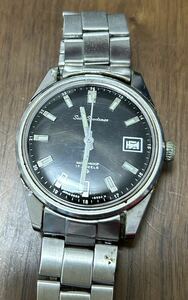 SEIKO セイコー 腕時計 Sportsman 黒文字盤 6602-9982 メンズウォッチ 中古品 動作品