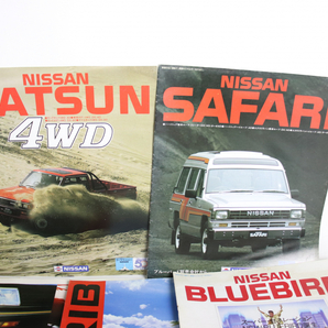 車カタログ パンフレット まとめ 昭和レトロ TOYOTA 1300 starlet sexy sprinter ISUZU ASKA GEMINI 4WD CARIB Nissan bluebird 005JHEJP24の画像3