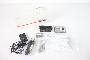 【通電OK】Casio Exilim EX-S500 カシオ ホワイト バッテリー付 コンパクトデジタルカメラ 撮影 趣味 箱付き 003JNGJH04